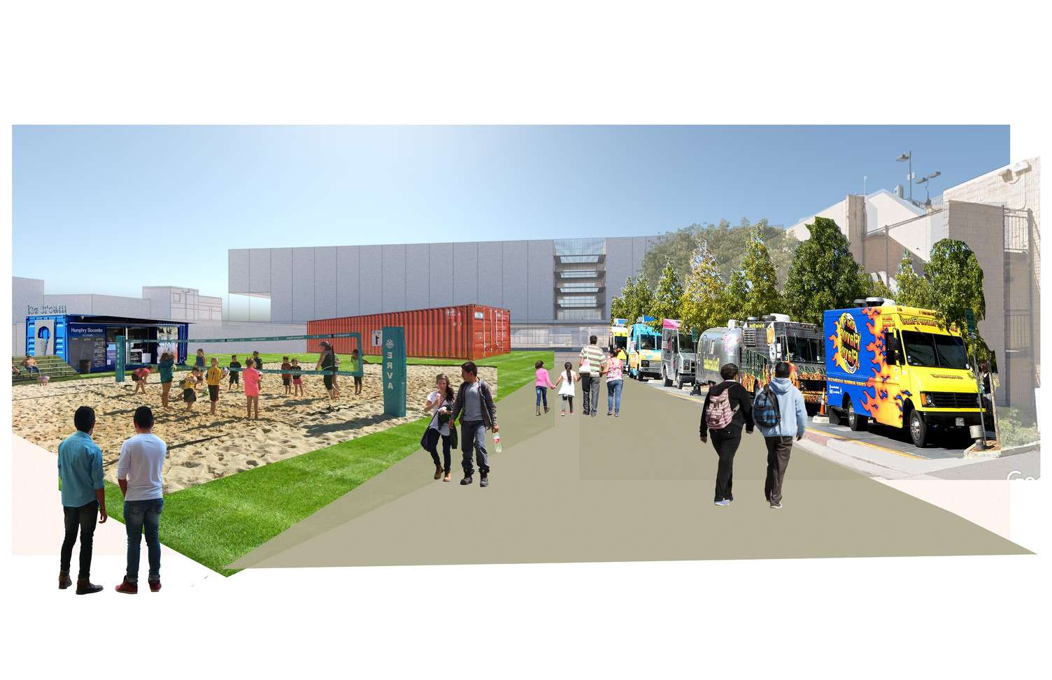 Outdoor leisure and athletic area at the 12th and Macdonald project in Richmond, CA