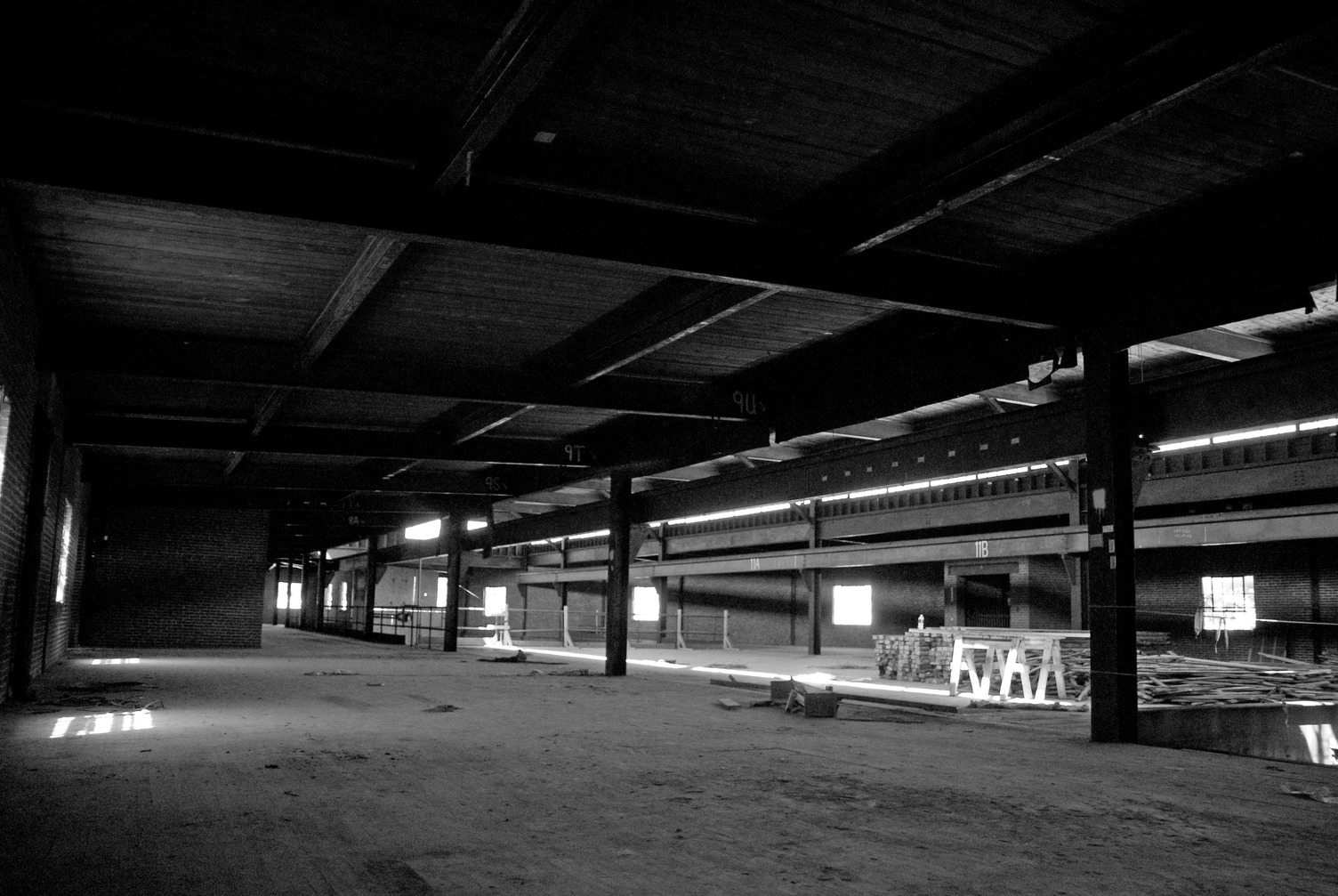 Before photo of historic Thomas Somerville building prior to adaptive reuse transformation