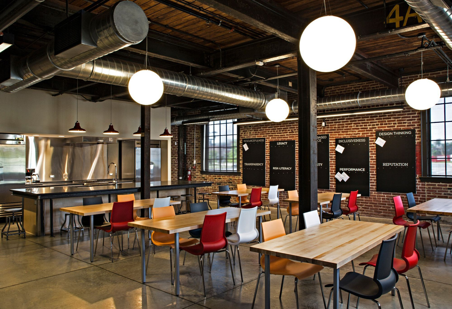 Industrial commercial kitchen at 320 North George Street