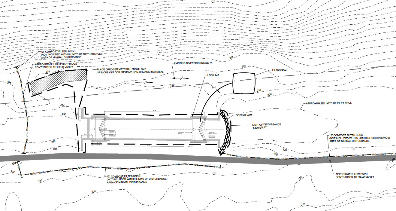 Site Plan at Berks County Lock