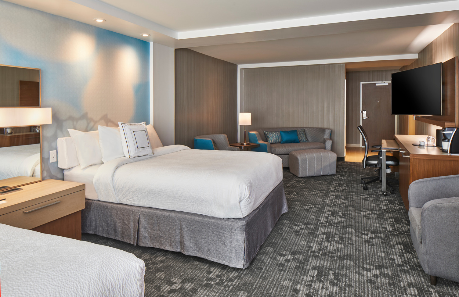 LEED Silver Certified Hotel and Hospitality project for Courtyard by Marriott in McHenry Row in Baltimore Maryland
