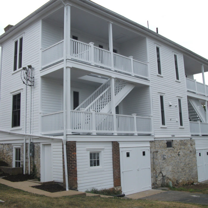 Historic housing reconstruction and exterior envelope restoration at Carlisle Barracks