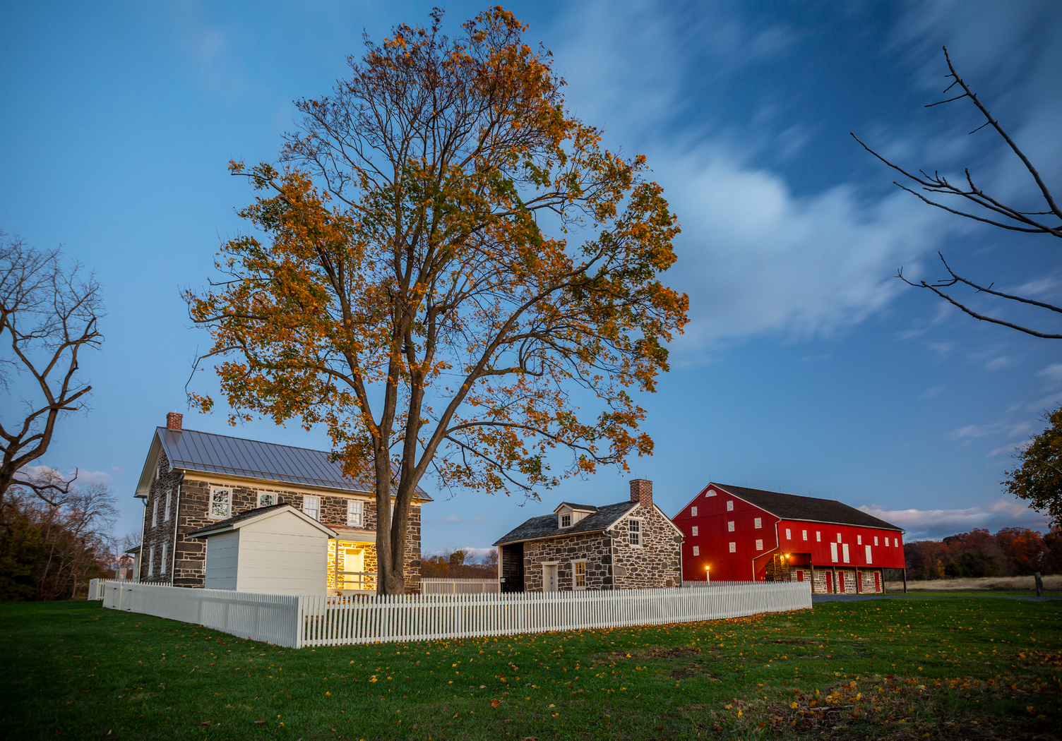 Barn, Summer Kitchen, and Smokehouse meticulously restored for interpretive tours