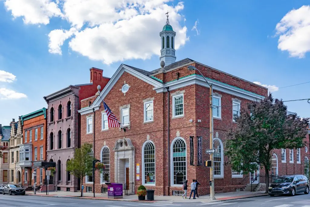 Martin Library Exterior following 2022 Renovations