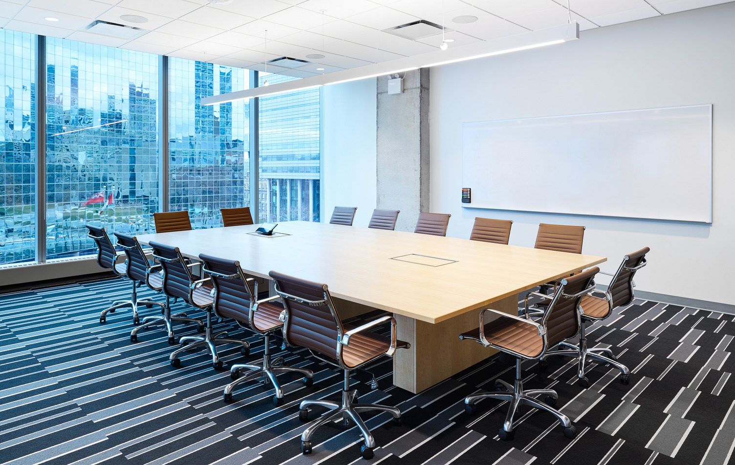 Vibrant workspaces with open, semi-private, and private booths for diversity in work styles