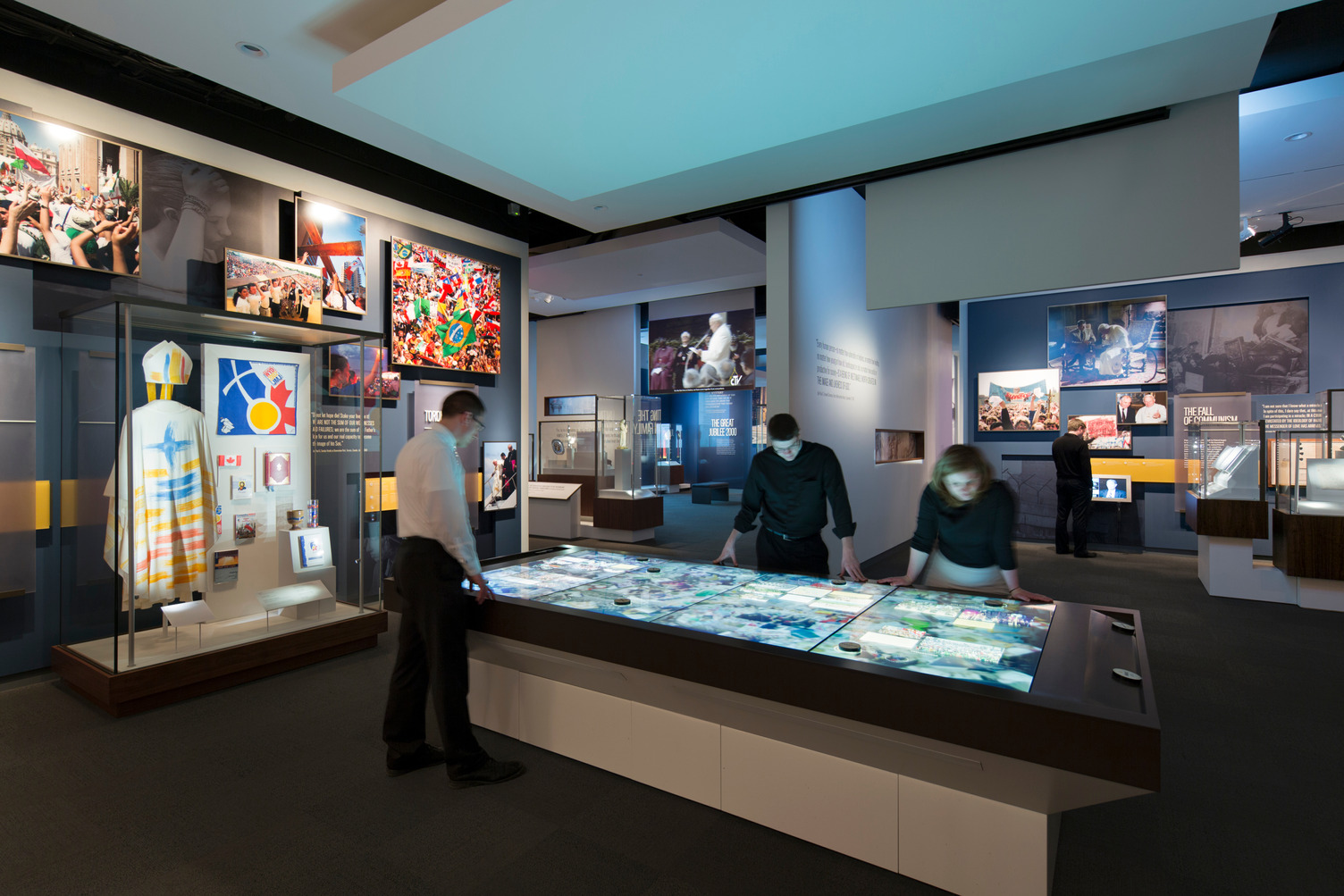 Interpretive exhibit on the life and legacy of Pope John Paul II