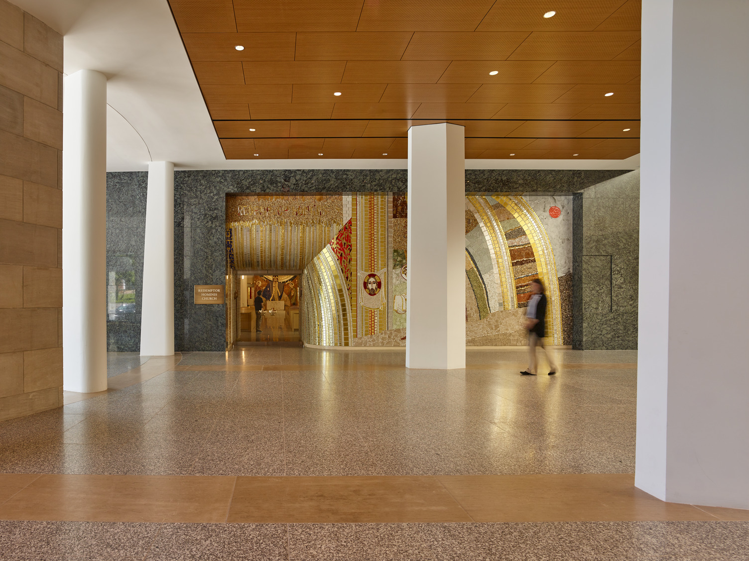 Entrance to the dedicated oratory space at the museum