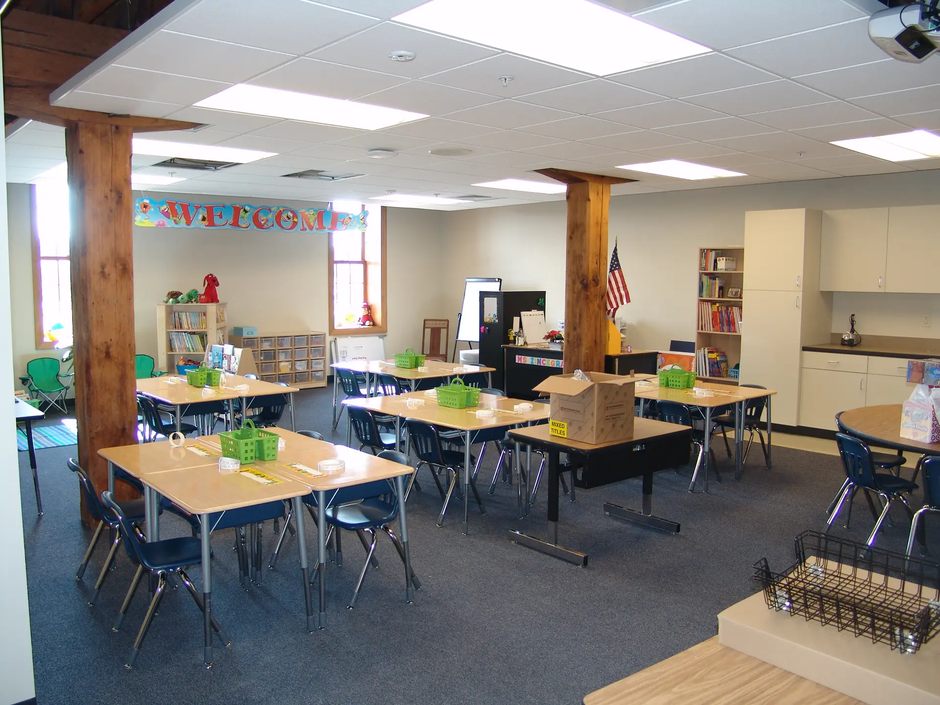Visually rich learning environment at York Academy Regional Charter School