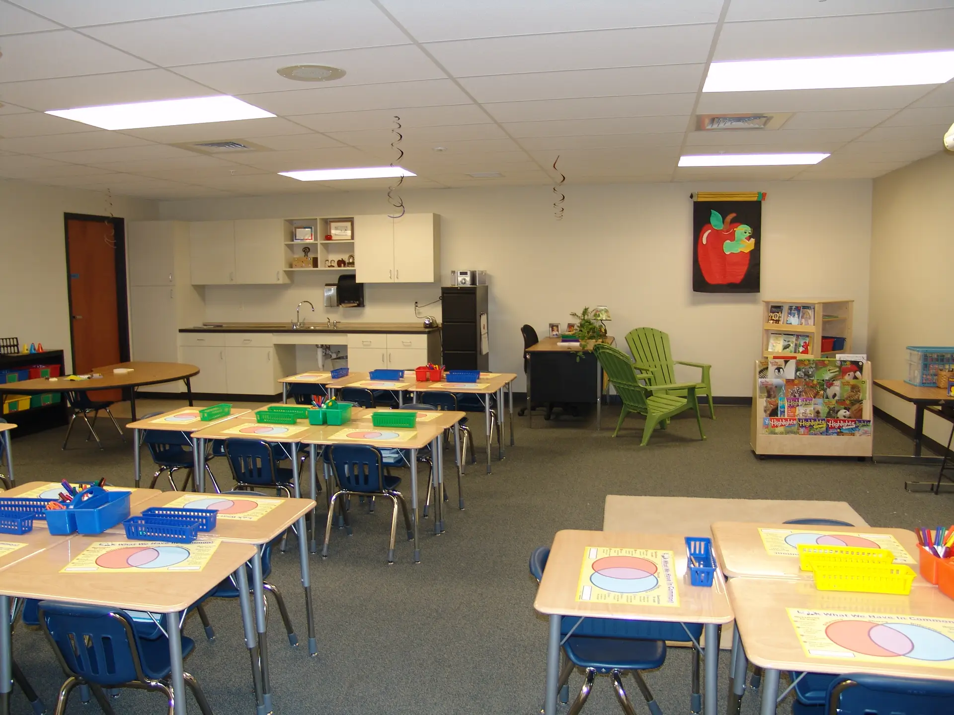 Visually rich learning environment at York Academy Regional Charter School