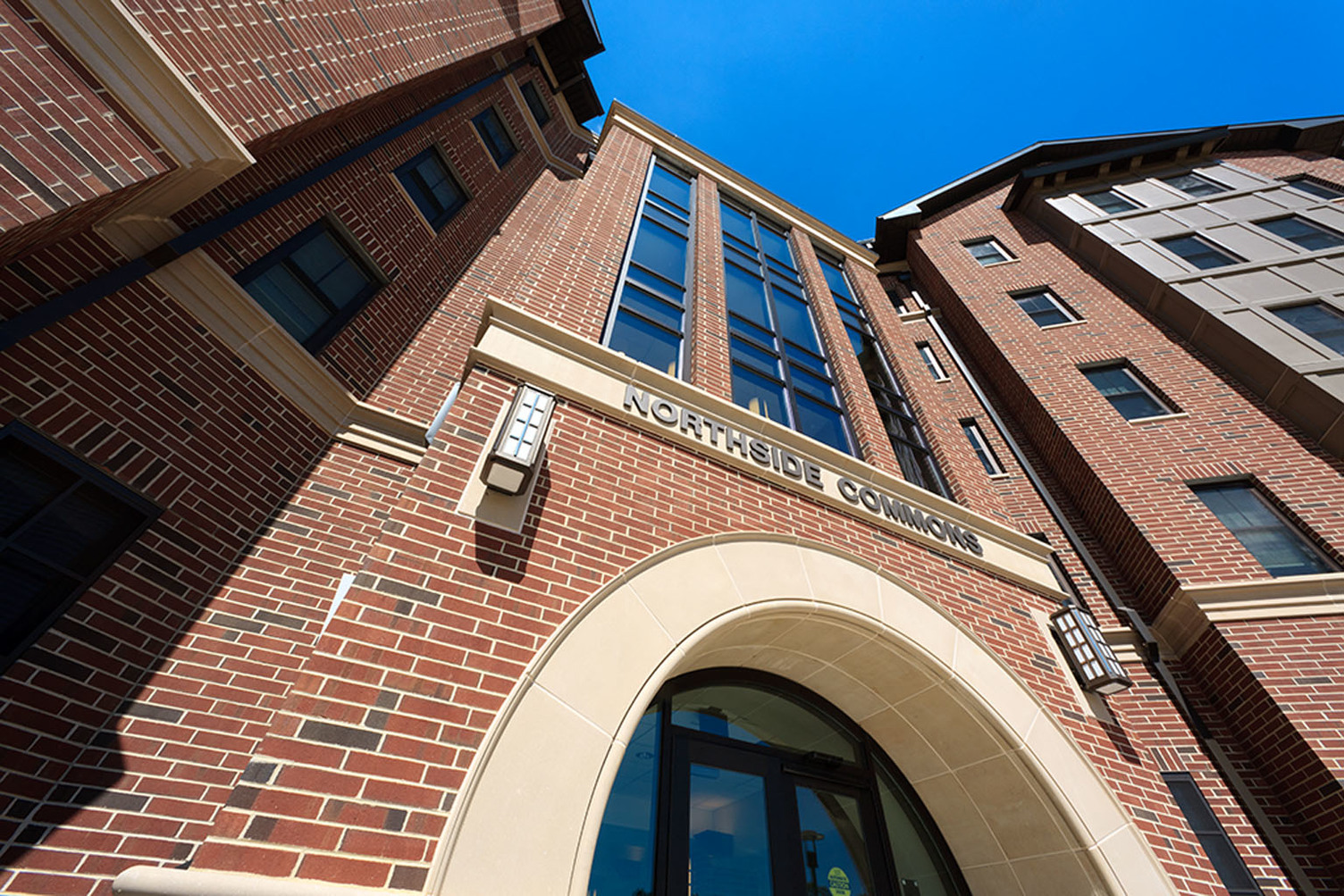 Student dorm rooms at Northside Commons, York College