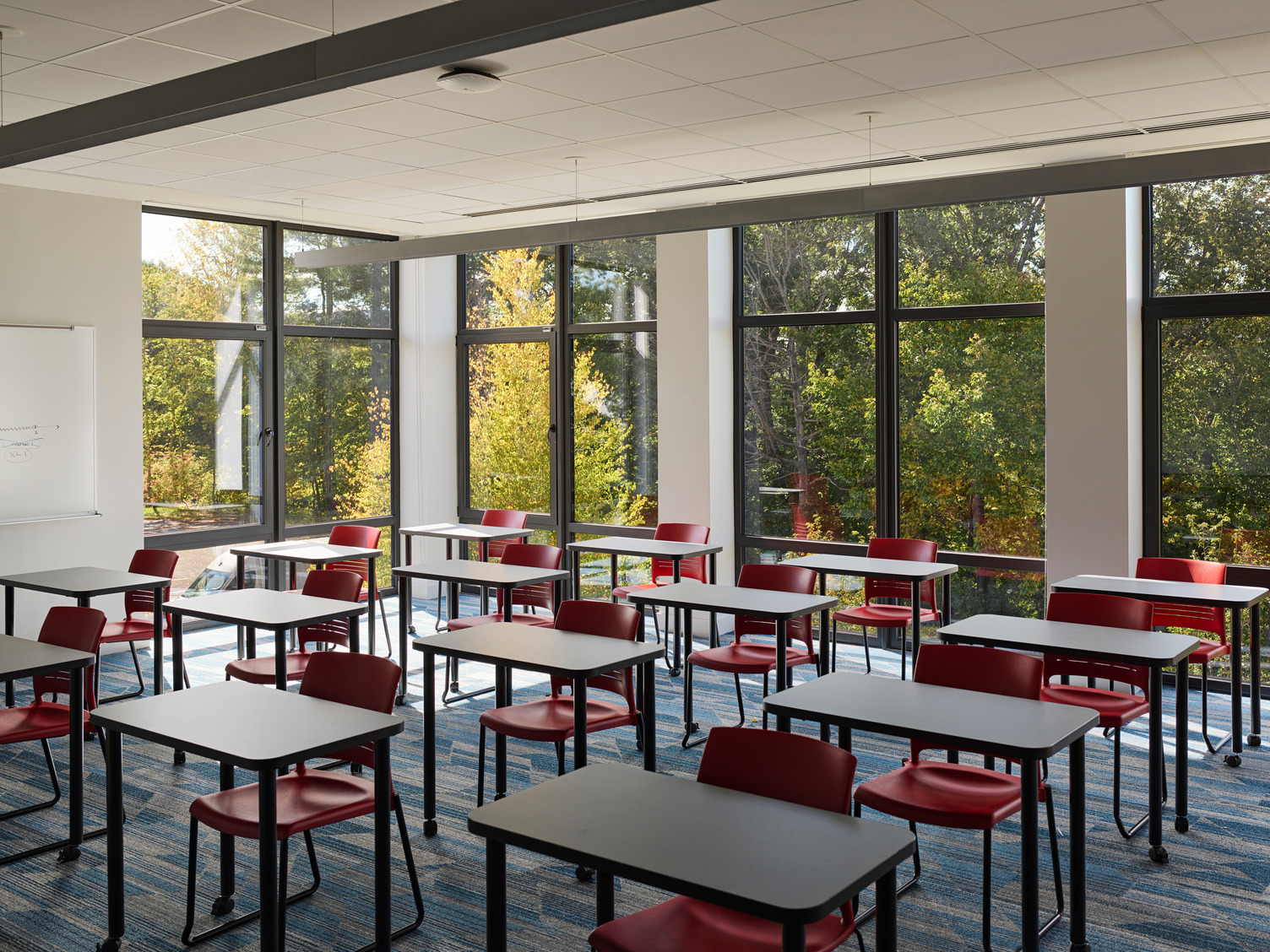 The adaptable classrooms and flexible learning spaces at the Davis Center