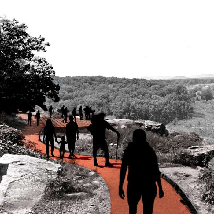 Little Round Top Battlefield in Gettysburg National Military Park