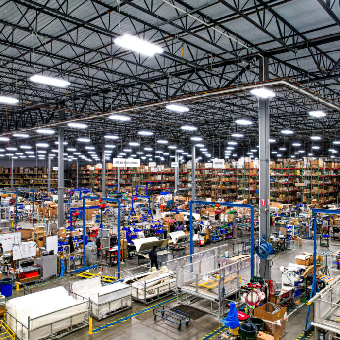 Mobile Climate Control bus HVAC system production facility in York, Pennsylvania