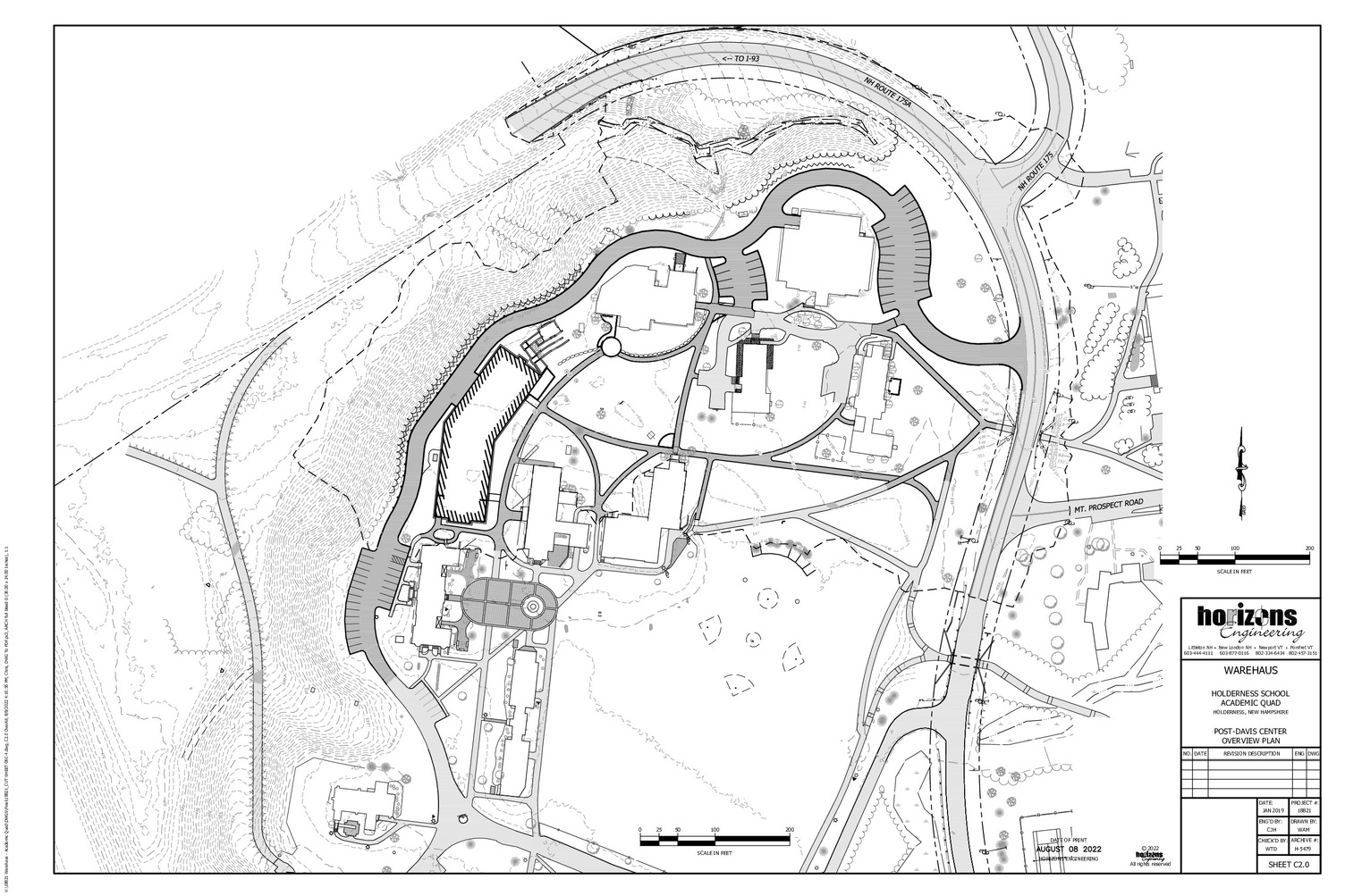Holderness School Site Plan
