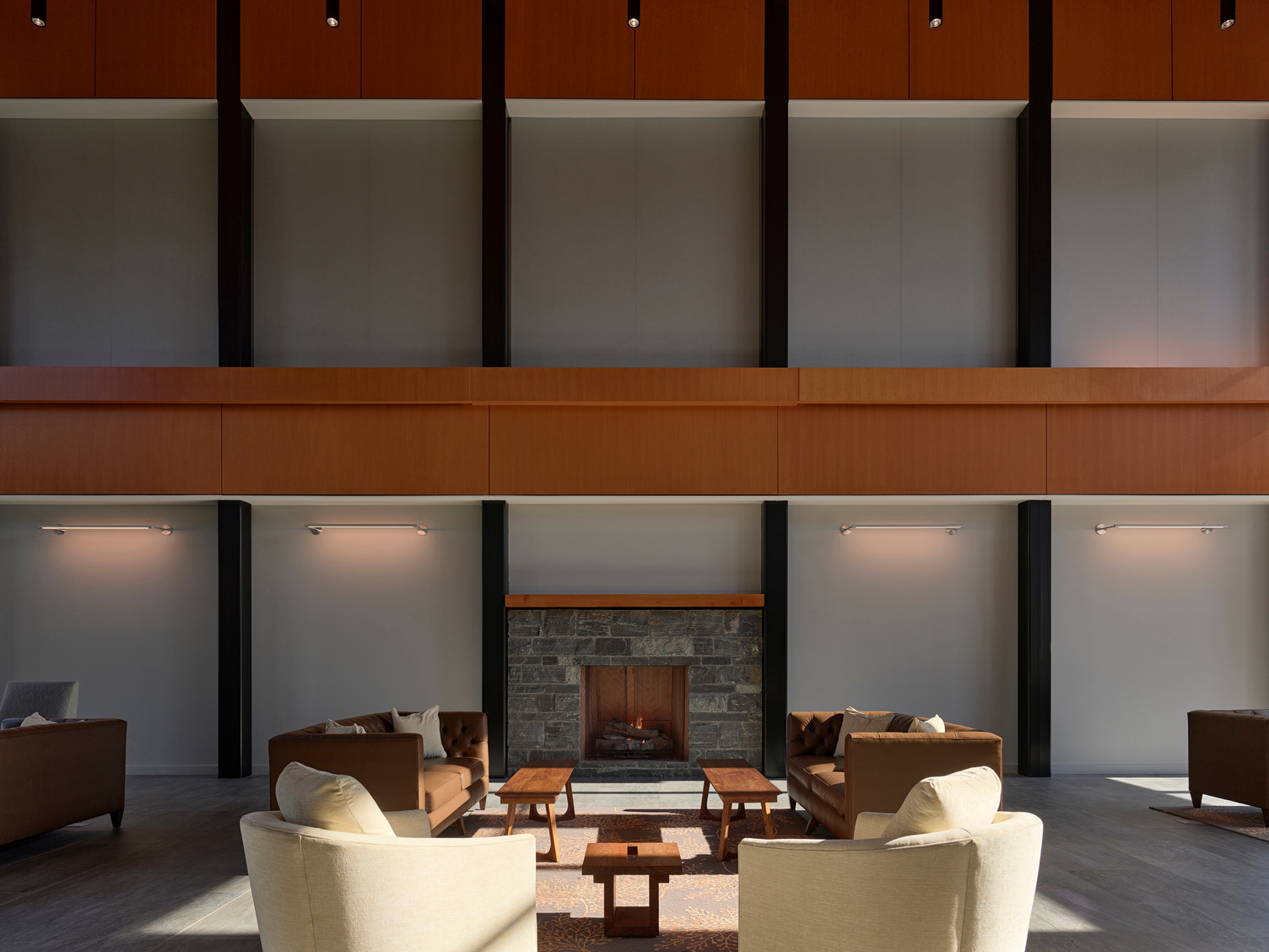 Views from the Winter Garden at Holderness School in Plymouth, New Hampshire