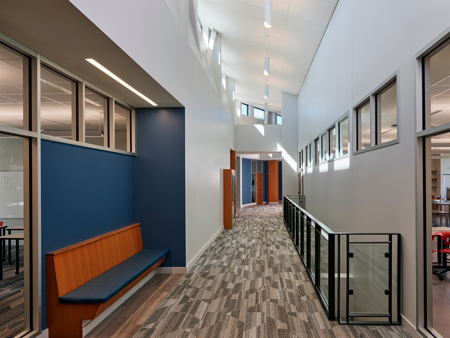 Daylighting in the Holderness School Davis Center