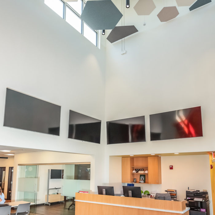 Architectural design enhancements at the York County SPCA Brougher Companion Animal Shelter