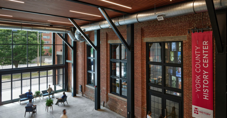 Warehaus Architect in York, PA - York County History Center Lobby