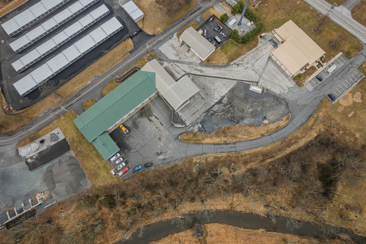 Overhead View of the Cumberland Township Municipal Building Site