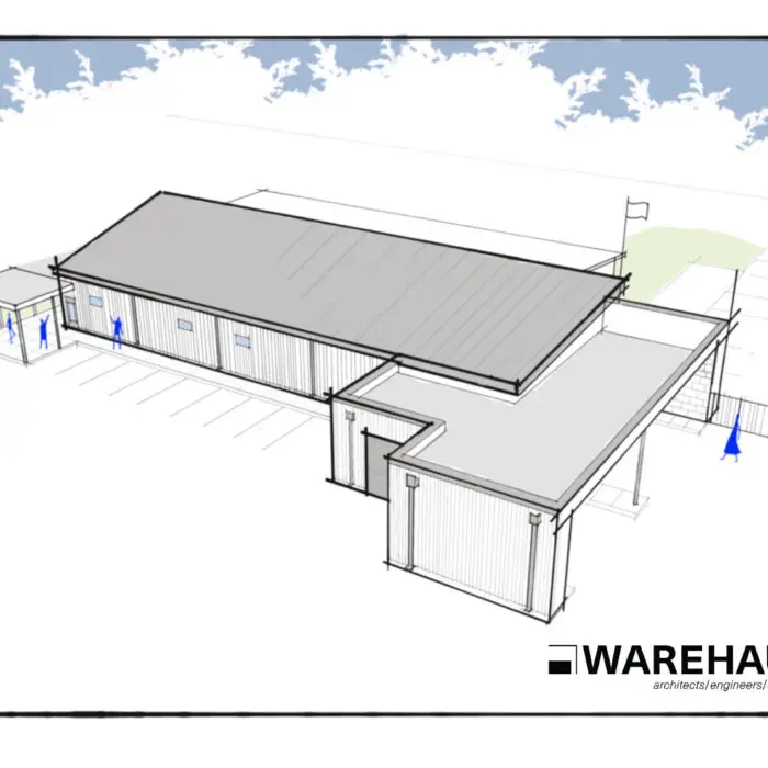 Rendering of the Cumberland Township Municipal Building Renovation